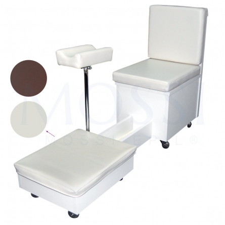Pedicure Chair Set, Pedicure Stool with Tool Cabinet, Nail Salons, Spas, and Foot Bath Shops